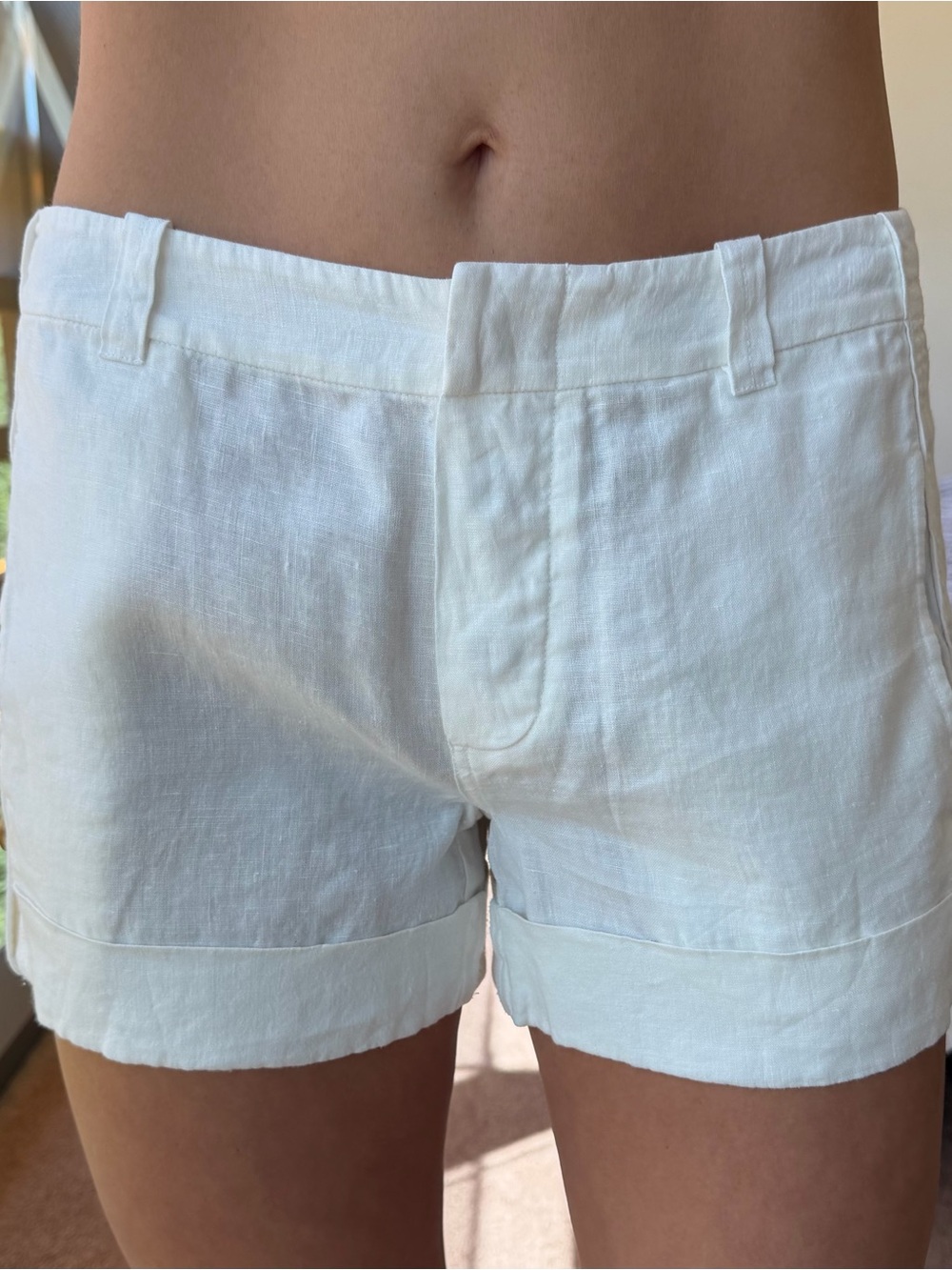 Vince White Summer Shorts